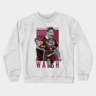 Reece Walsh Queensland Maroons Crewneck Sweatshirt
